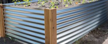 Corrugated Metal Raised Garden Beds